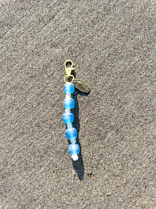 Virgen De Guadalupe Keychain (Blue)